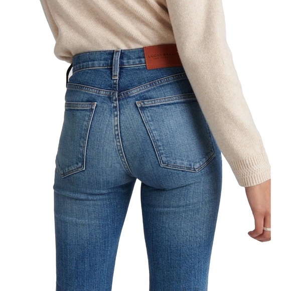 Lucky Brand Bridgette High Rise Crop Mini Bootcut Jeans - Picture 4 of 11